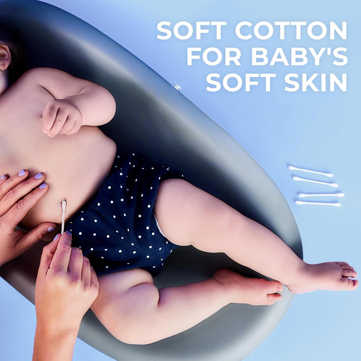 Q-Tips Cotton Swabs for Hygiene and Beauty Care Original Cotton Swab Made with 100% Cotton 625 Count