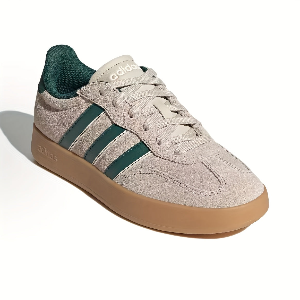 Adidas BARREDA BARREDA կանացի հարմարավետ և պարզ, ցածր վերնամասով, հարթ ներբանով սպորտային կոշիկներ, շագանակագույն, մոդել JP7106: