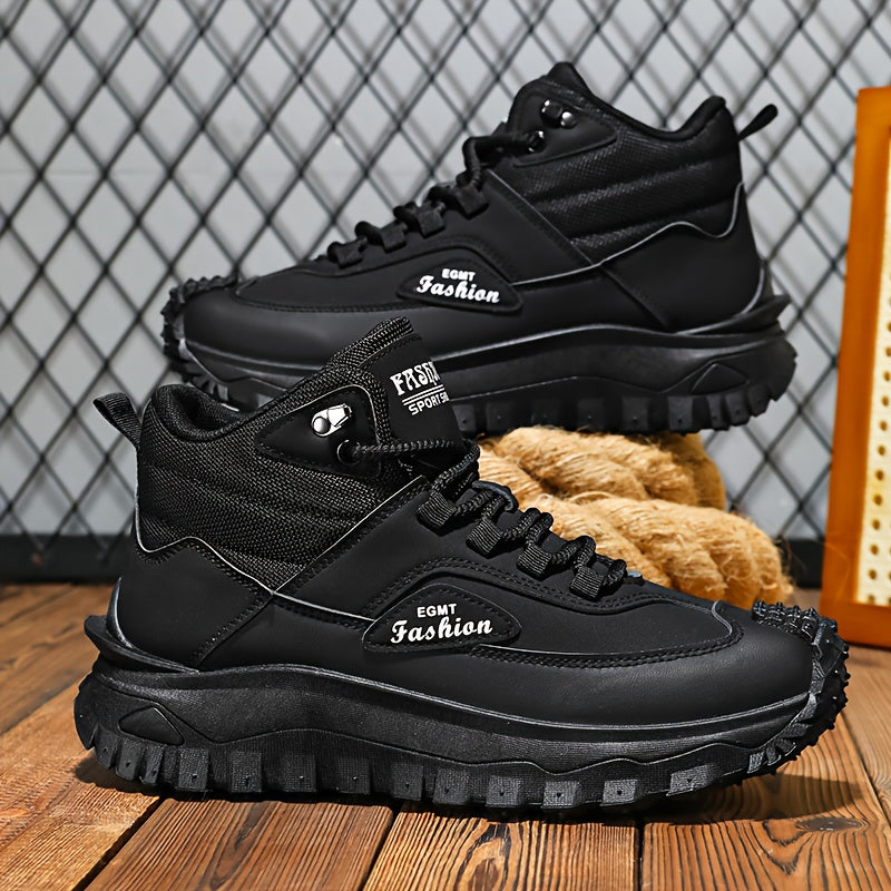 Men'S Outdoor Hiking Boots - Breathable PU Upper, Durable PVC Sole, Suitable for Trekking, Camping and Mountaineering | Military-Style Hiking & Camping Gear