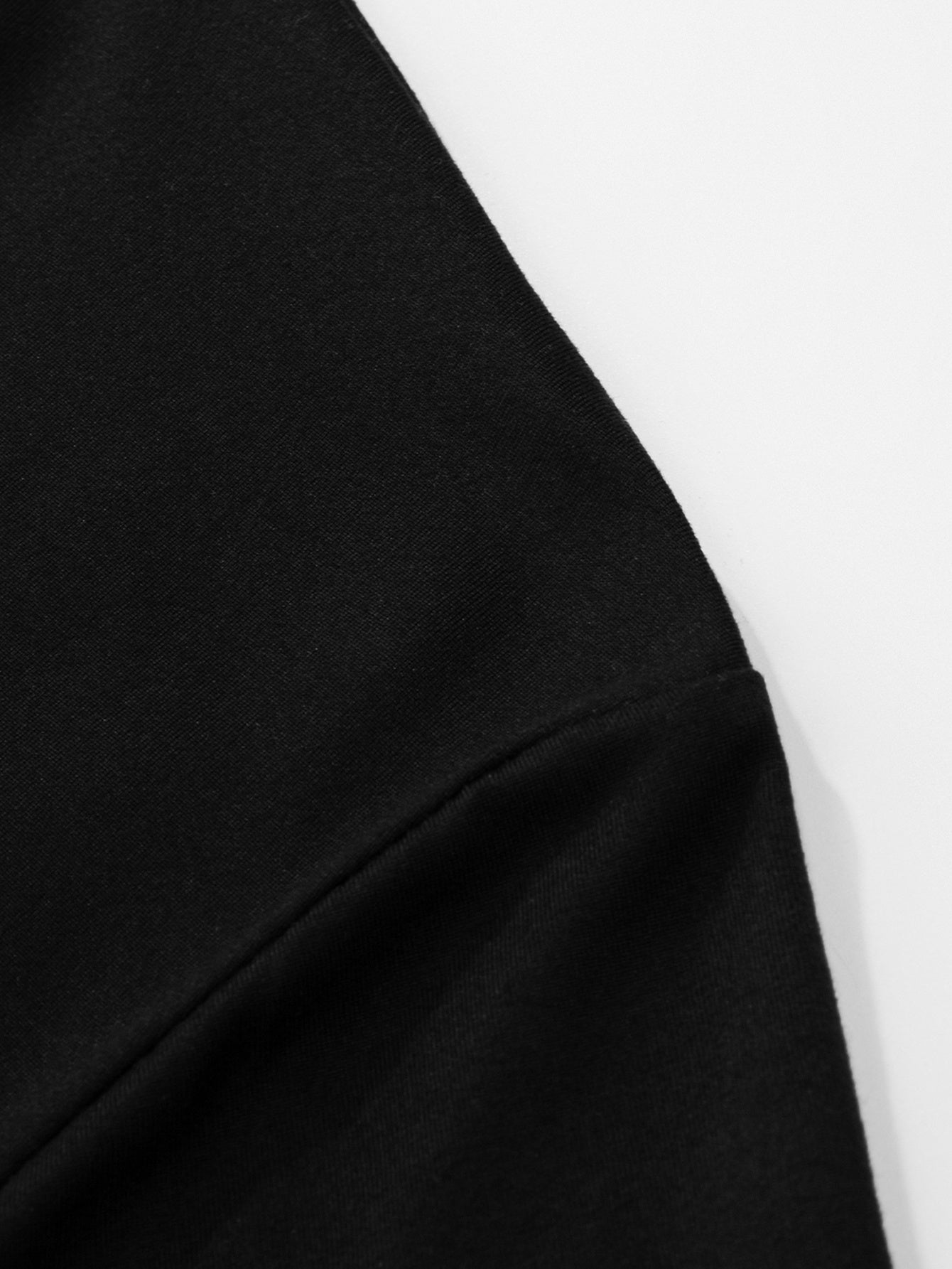 Men's Summer Classic Collar Half-Zip Casual T-Shirt - Solid Black, Breathable Regular Fit Short Sleeve Top for Casual Attire & Semi-Formal Occasions, Semiformal Attire | Halfzip Shirt | Smooth Fabric Finish