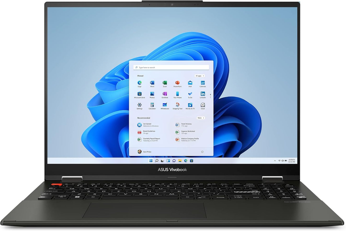 ASUS Vivobook S 16 Flip 16” WUXGA Touch Laptop, AMD Ryzen™ 7 7730U, AMD Radeon™ Vega 7 Graphics, 16GB Memory, 512GB SSD, Cool Silver, TN3604YA-AS76