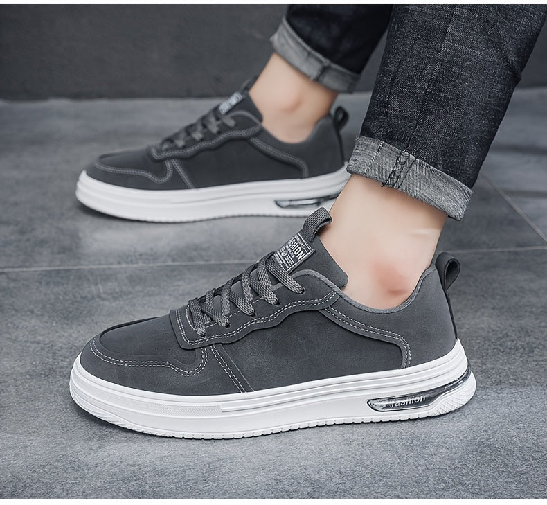Men's Vintage-Inspired Casual Footwear - Breathable, Non-Slip Sole Low-Top Skate Shoes for All Seasons