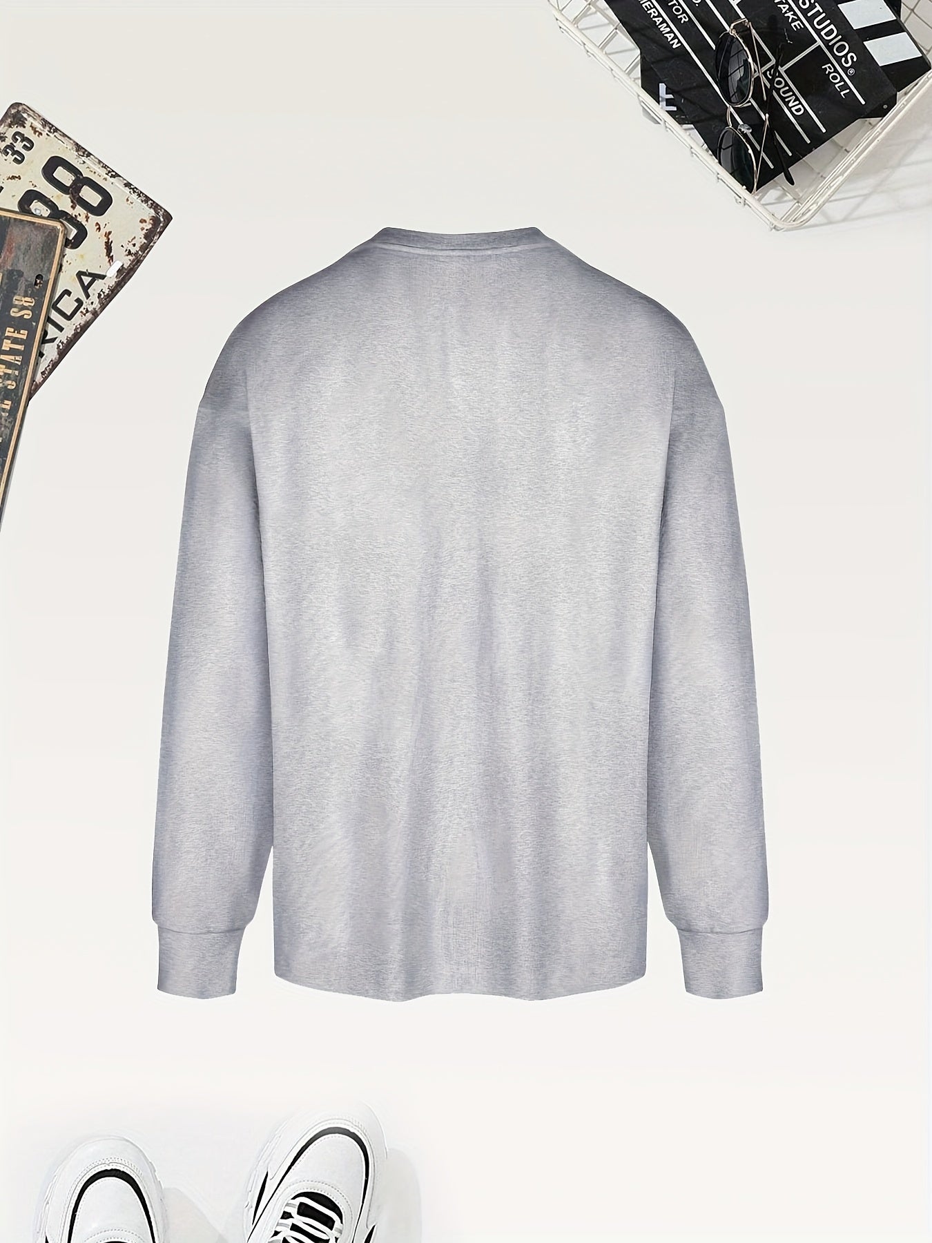 KUQIQIBOY Boys' Casual Long Sleeve T-Shirt with Letter Print - Stretchy Polyester Blend, Machine Washable, Round Neck - Perfect for Fall/Winter, KUQIQIBOY