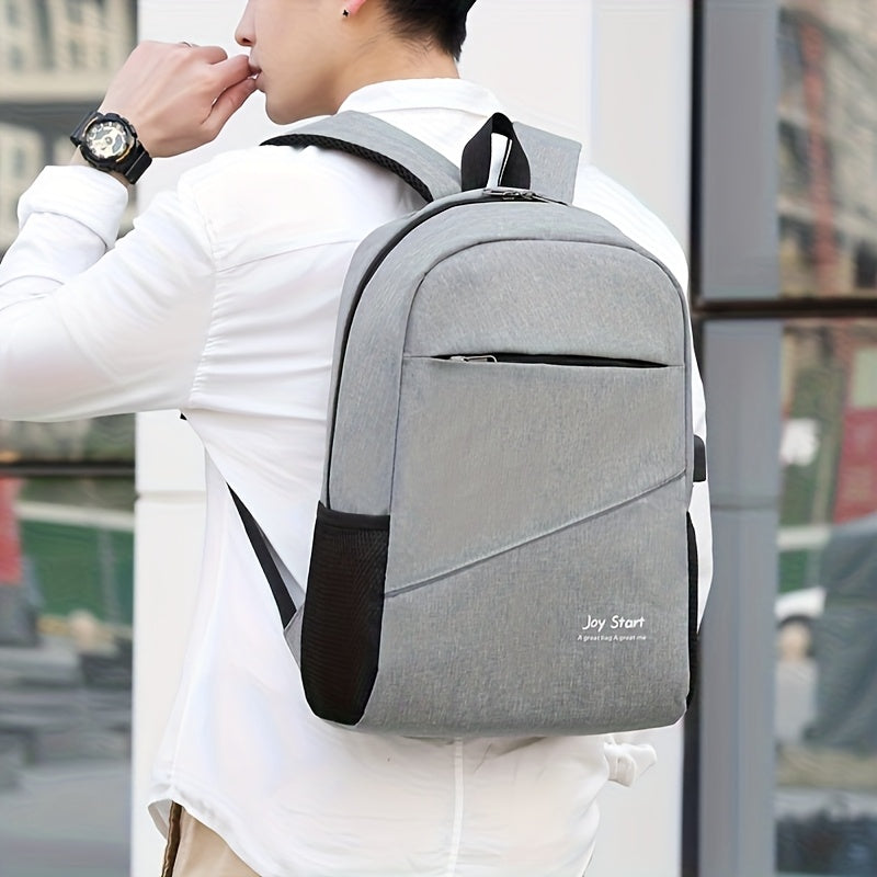 Business Laptop Backpack Business Charging Large Capacity Casual Three-Piece Set Bag