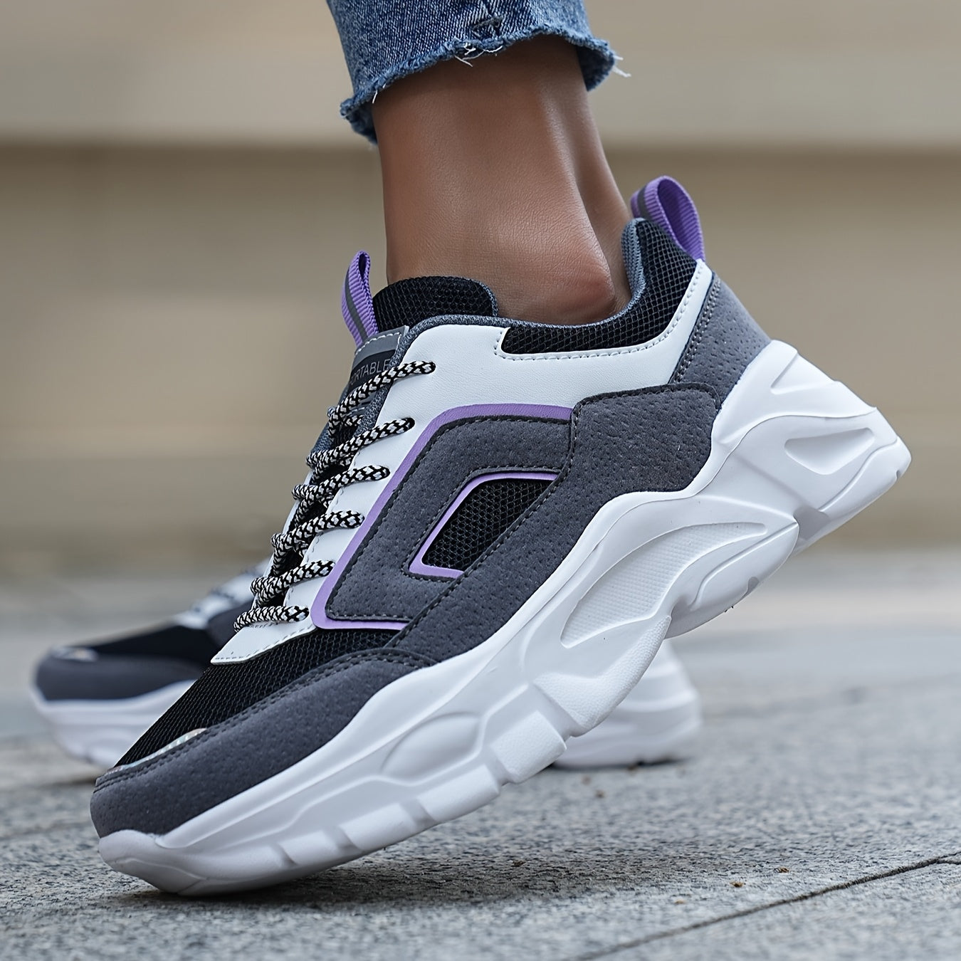 Women's Breathable Comfortable Sneakers - Stylish, Versatile Casual Shoes for All Seasons, Non-Slip EVA Sole