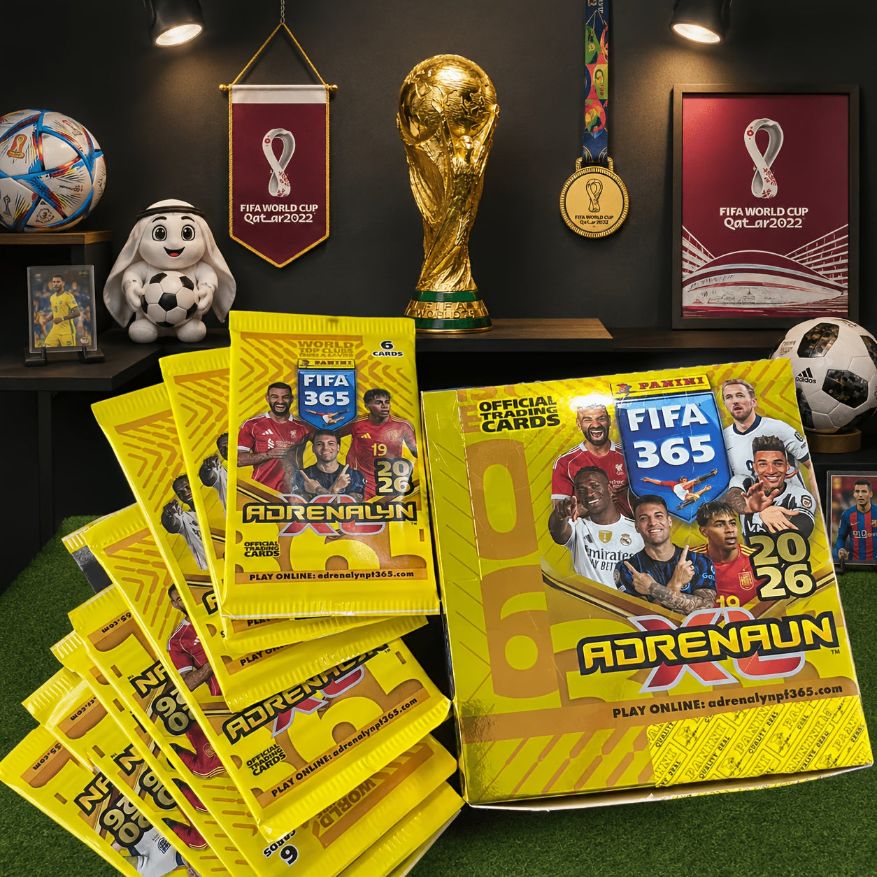 Panini FIFA 2026 Աշխարհի գավաթի ֆուտբոլային քարտերի մեկանոց տուփ