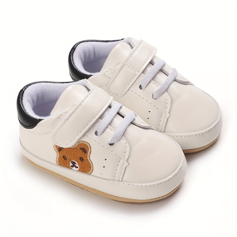 Casual Cute Cartoon Bear Sneakers For Baby Boys, Lightweight Non-slip Walking Shoes For Spring Summer Autumn