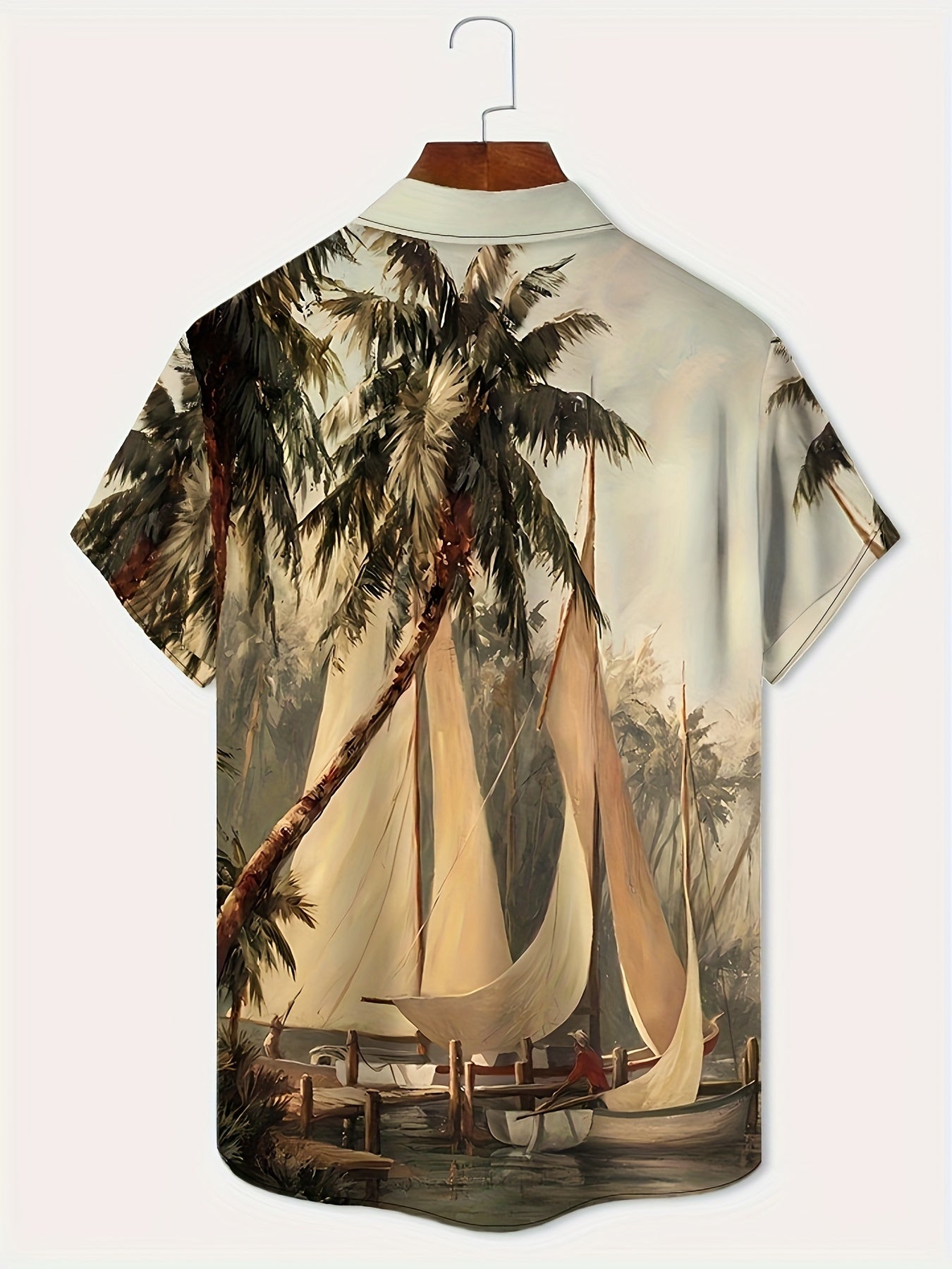 New Men'S Button-Up Shirt, Perfect for Summer with Short Sleeves, Breathable Fabric, And Quick-Drying Features.