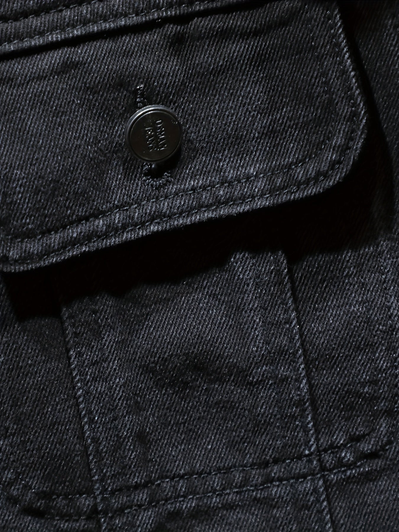 Men'S Premium Denim Jacket - Casual & Stylish, Spring/Autumn Outerwear, Loose Fit, Thick Jacket with Lapel Collar, Button-Up Pockets, and Front Zipper