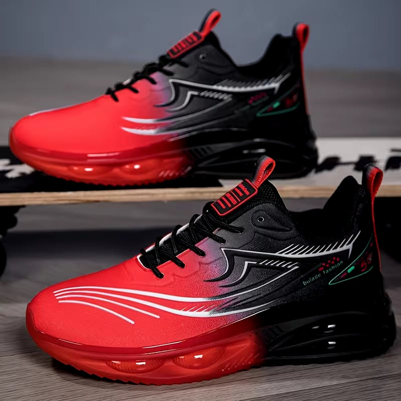 Men shoes red-black, spring-summer - ayq