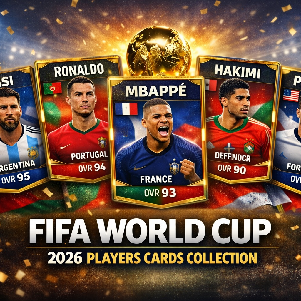 FIFA World Cup 2026 Players Cards