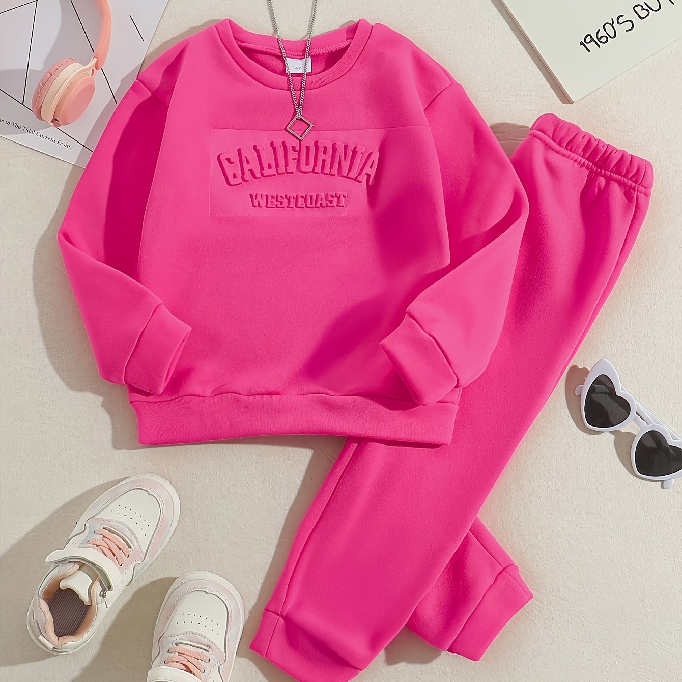 Տղա աղջիկների աշուն/ձմեռ տառերով դրոշմված տաք, աստառով սվիտեր և մարզաշապիկ, իդեալական է բացօթյա օգտագործման համար