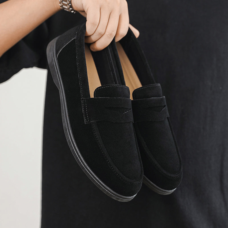 Men's Lightweight Slip-On Casual PU Loafers for All Seasons