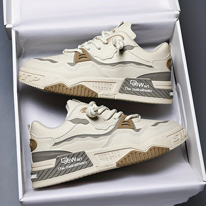 Lace-Up Athletic Footwear - Non-Slip, Durable  Versatile Casual Shoes for All Seasons