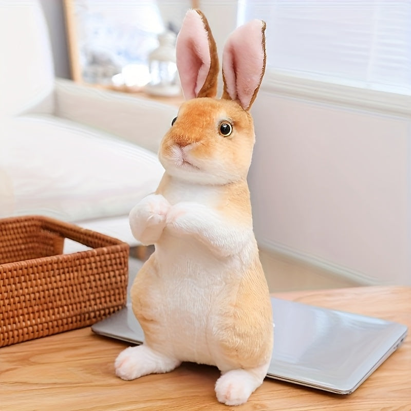 Toy Figure Doll: Lifelike Rabbit Plush Toy, Adorable Rabbit Plush Animal, Perfect for Video Game Fans, Birthday Gifts, and Easter Decorations, Plush Figures