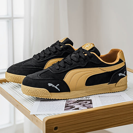 Men'S Fashionable Lightweight Sneakers | Spring/Fall New Arrival, Low-Top, Lace-up, Rubber Sole, Comfortable Non-Slip, Durable, Casual & Sports Style for Daily & Outdoor Activities - ayq