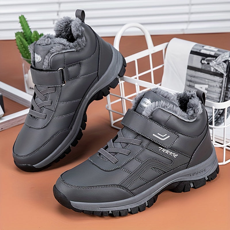 Winter Men Boots Women High Quality Warm Snow Boots for Man Non-slip Hiking Shoes Men Sneaker 2023 Comfortable Couple Shoes for Women