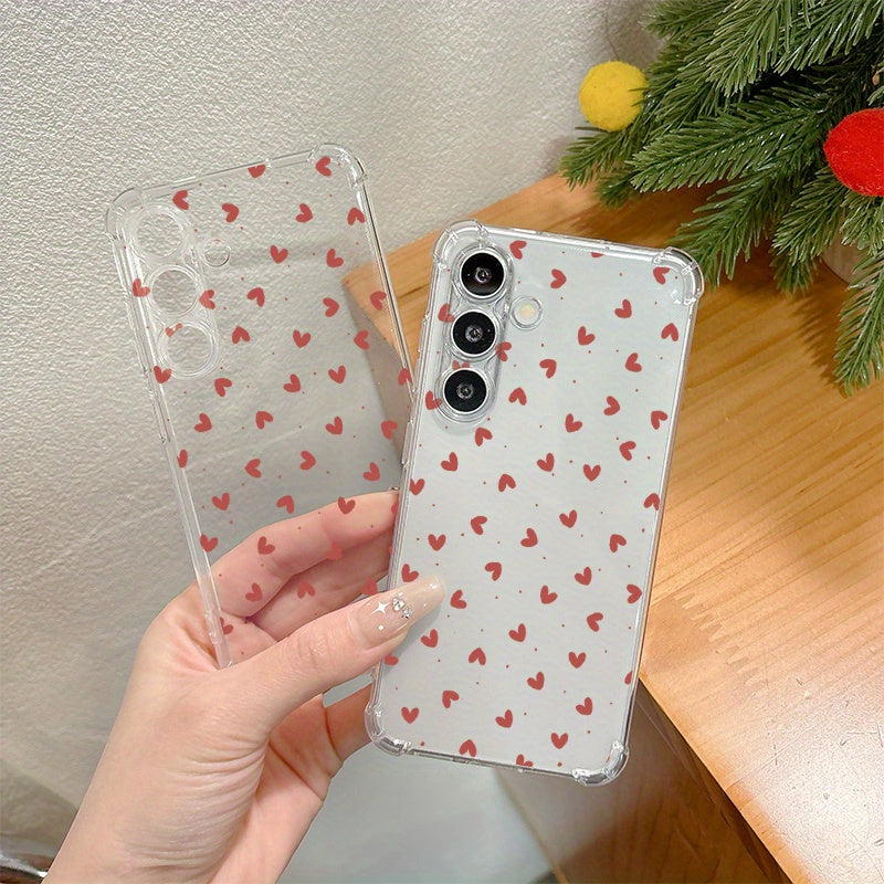 Spotted Love This high-quality TPU transparent protective case for Xiaomi 10T 11T 12LITE 14TPRO and POCO X3 X4 X5 POCO M3 M4 all-inclusive soft protective cover for Redmi 8 9 10 12C 14C NOTE8 9 10 11 12 13 Simple anti-fall Fo