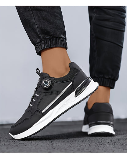 Men'S Large Size sneakers | Versatile Low-Top Running and Cross-Training Shoes, Casual and Preppy Style, Faux Upper, PVC Sole, All-Season Comfort - ayq