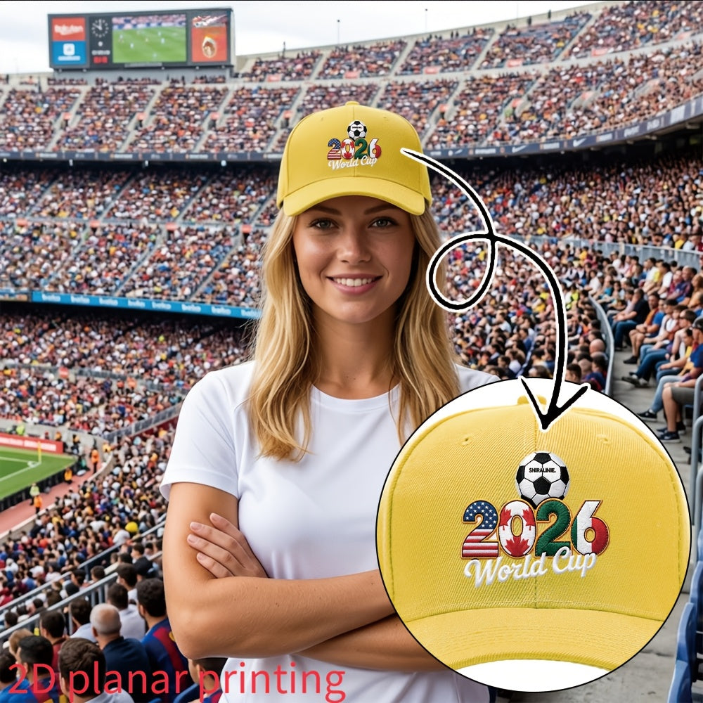 FIFA Unisex Lightweight Baseball Cap with PVC Coated Visor