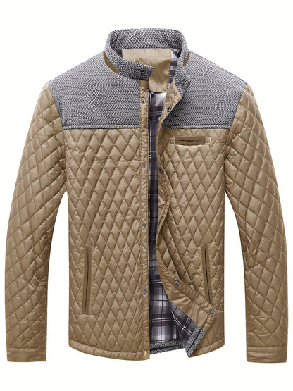 Men's Lightweight Warm Polyester Baseball Jacket for Hunting