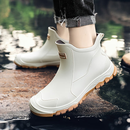 Unisex Waterproof Slip-On Shoes with Durable Non-Slip Sole