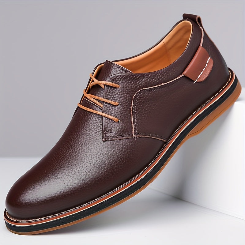 Men's Casual Business Shoes Soft Sole Non-Slip Leather
