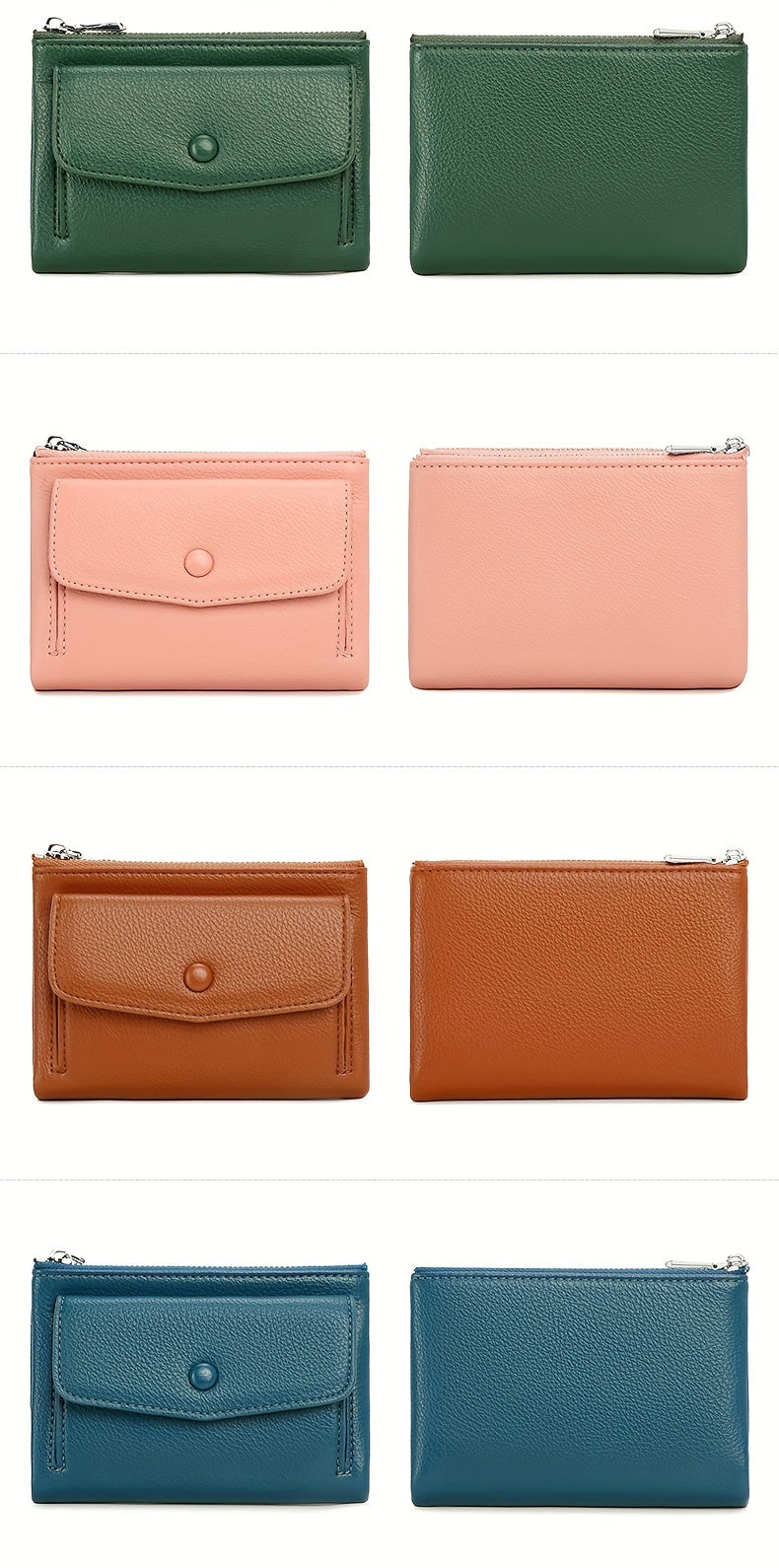 MIYIN Women's Wallet - Large Capacity Double Zipper Credit Card Holder with Coin Pocket, Lightweight Handbag for ID, Cash & Keys, Minimalist for daily Commute & Travel, Easy-Care Design for busy Ladies