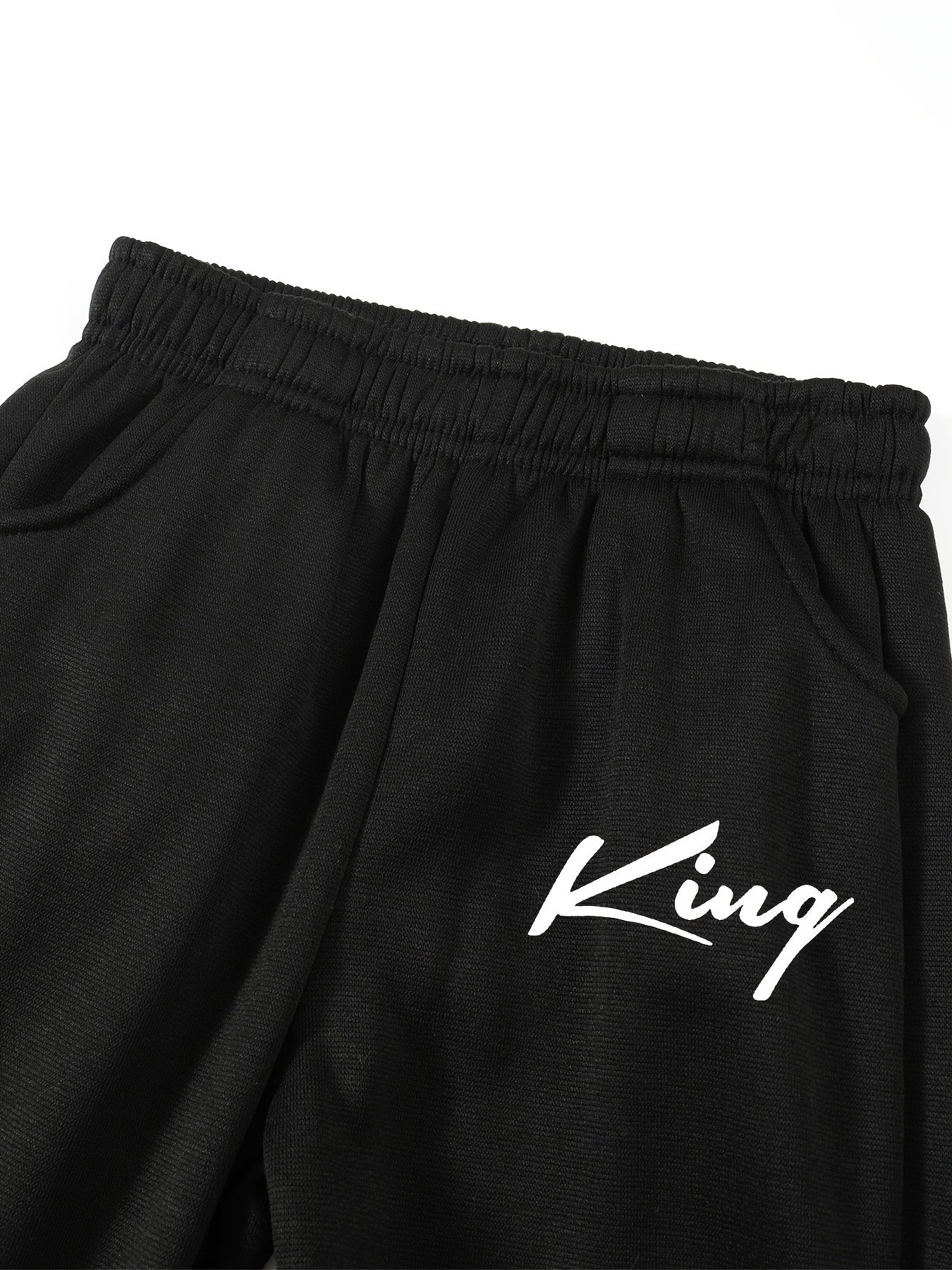 2pcs children's autumn and winter velvet zipper hooded shirt + pants, letter print boys' fashionable casual sports suit, suitable for jogging and daily wear