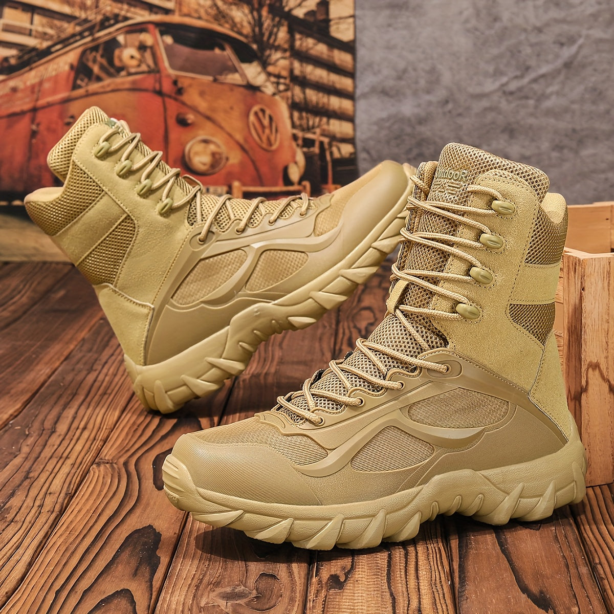 Men's Lightweight Breathable Tactical High-Top Boots