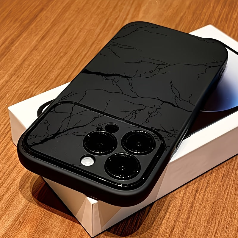 Shockproof TPU Phone Case with Lightning Crack Design for iPhone