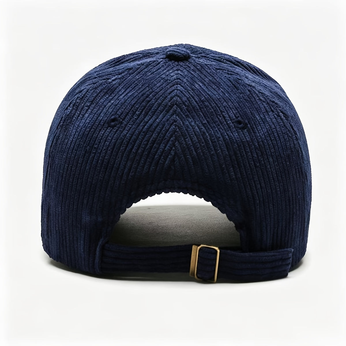 Unisex Retro Corduroy Baseball Cap with Adjustable Snapback