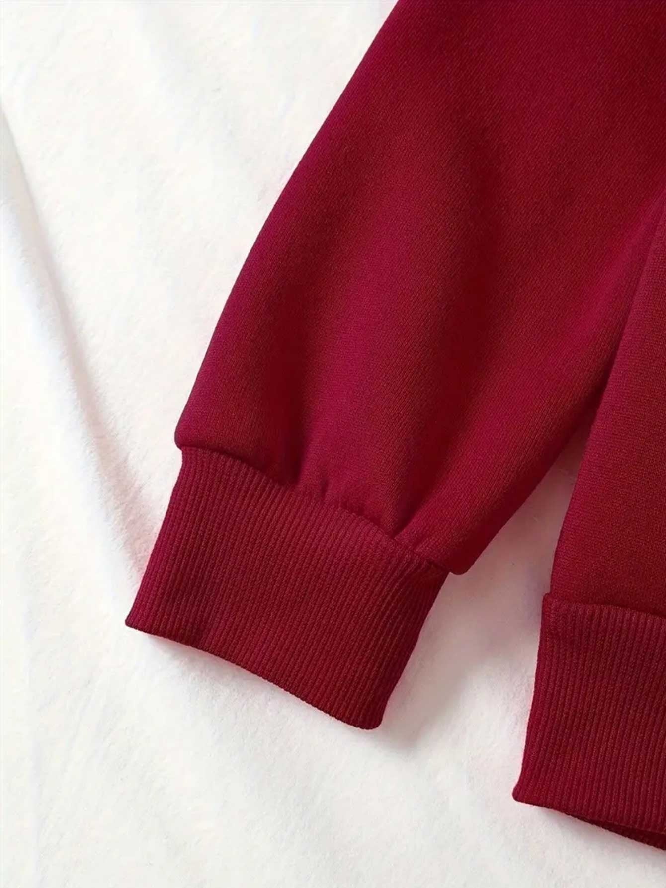 Women'S Sparkling Bow Print Sweatshirt and Pants Set - Casual Long Sleeve Pullover with Glittery Bow Design, Black and Gray, Perfect for Casual Attire, Casual Wear|Sparkling Bow Design|Stretchy Fabric