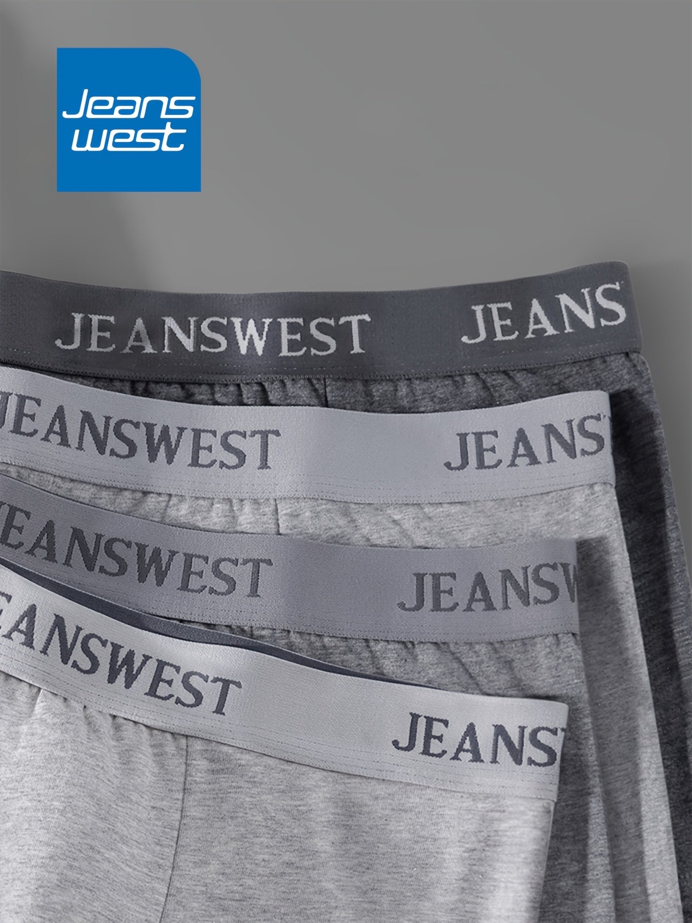 Men's Classic Solid Cotton Briefs 4-Pack Comfortable Fit