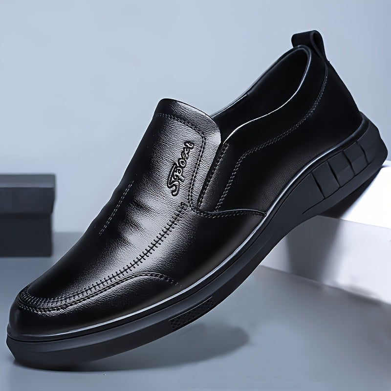 Men's Casual Business Slip-On Shoes, Lightweight & Comfortable
