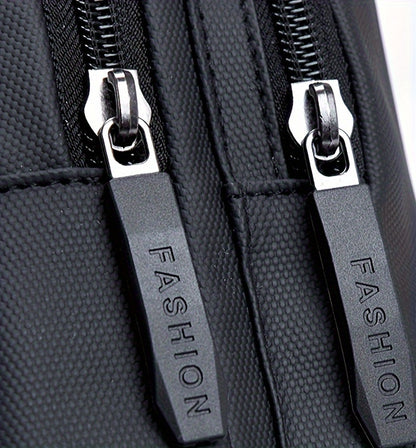 Stylish Men's Chest Bag Multifunctional Student Crossbody Bag Daily Commuting Trendy Versatile Shoulder Bag Outdoor Sports Bag Riding Small Backpack