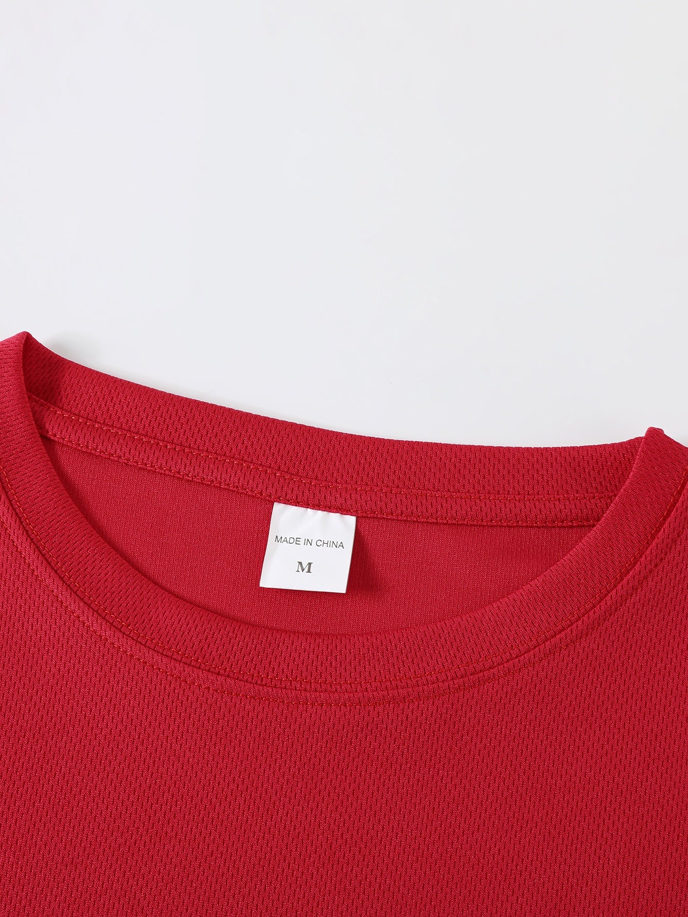 Men's Casual Crew Neck T-Shirt with Breathable Mesh