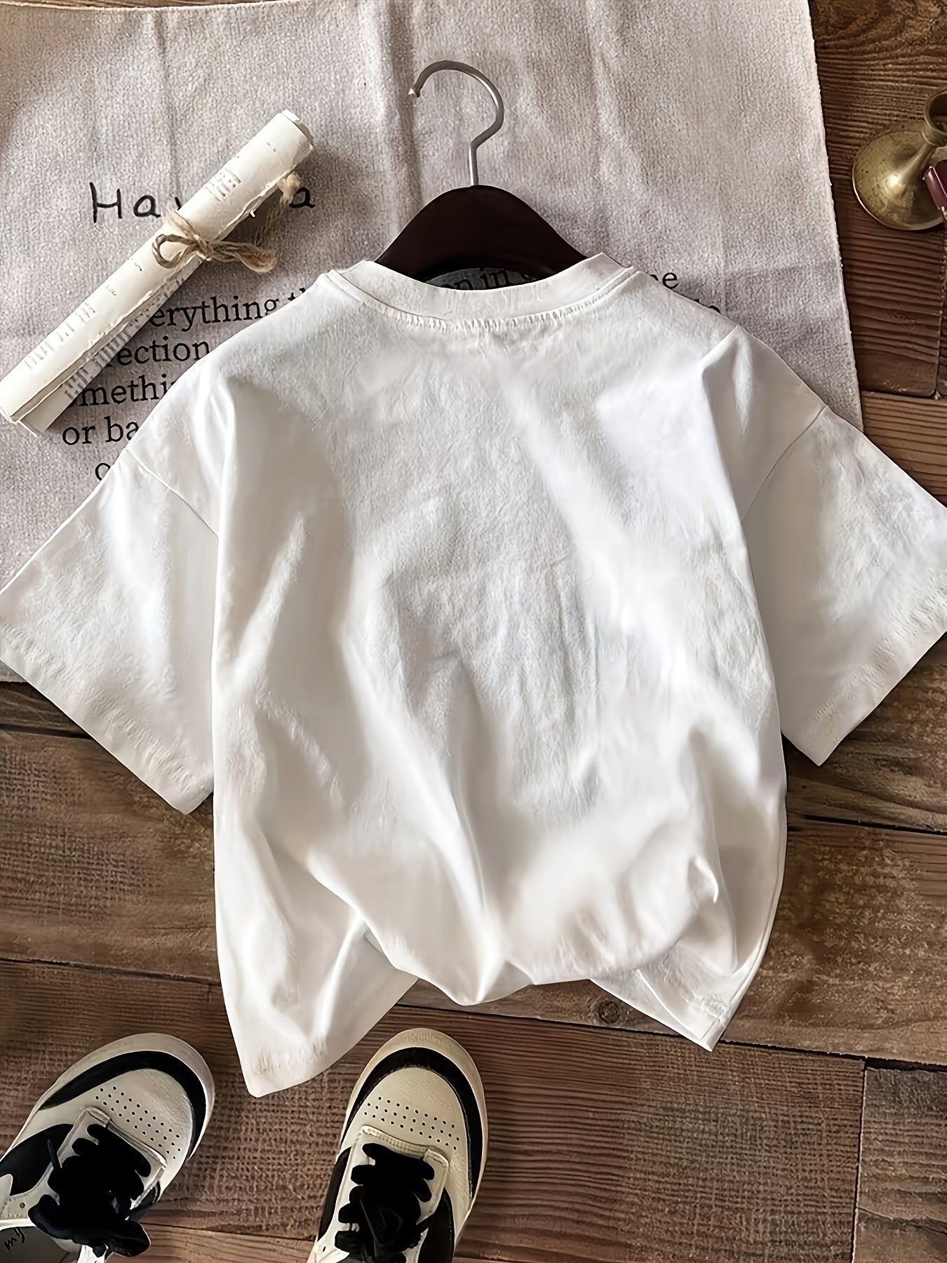 Women's Casual Cotton Short-Sleeve T-Shirt with Milan Print