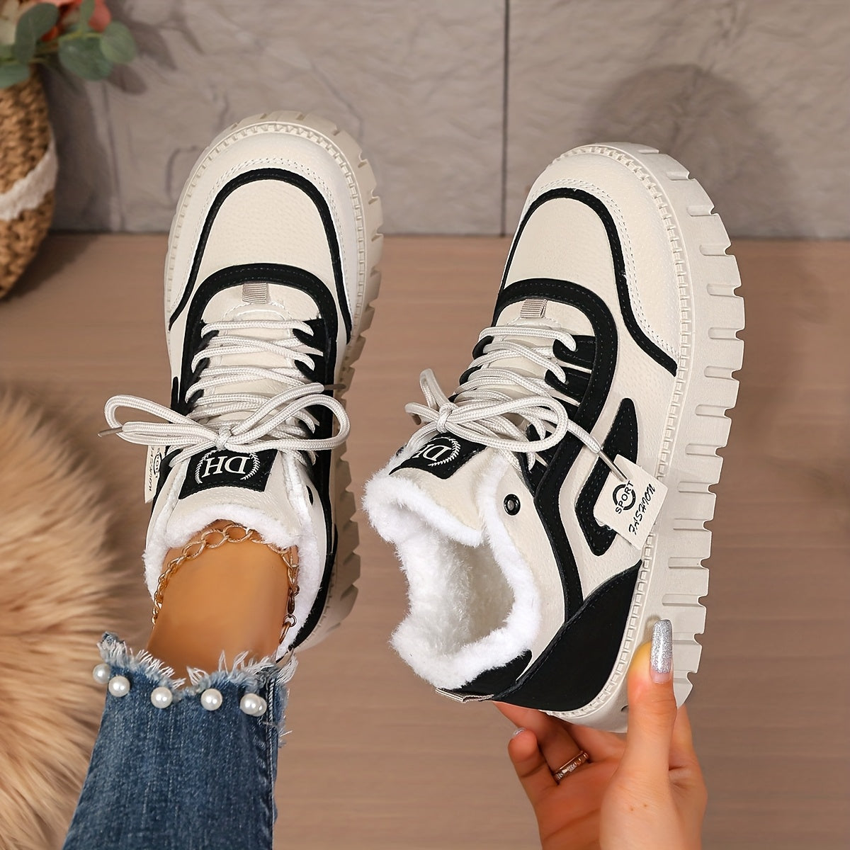 Women'S Winter Snow Boots - Non-Slip TPR Sole, Warm Insulated Cold Weather Shoes with Cushioned Insole - All-Season Outdoor & Everyday Boots for Women - Easy-Clean, Winter Footwear, Durable Traction Footwear, Cold Weather Foo