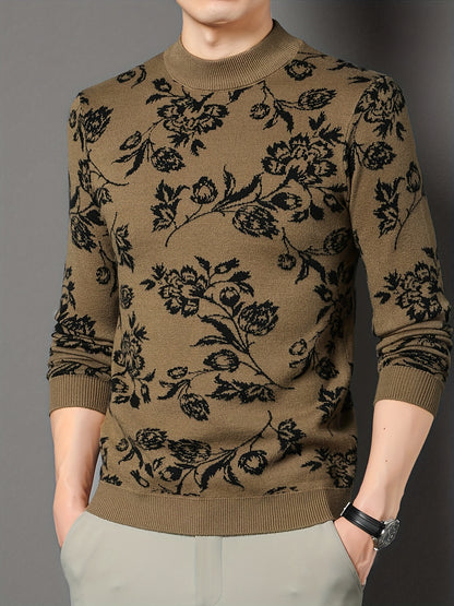 Նոր աշնանային և ձմեռային հավաքածուն ներառում է տղամարդկանց երկարաթև տրիկոտաժե սվիտեր՝ ծաղկային նախշերով, ձևավորված ակոսավոր դետալներով: Այս առօրյա և ոճային սվիտերը կատարյալ է աշնանային և ձմեռային սեզոններին ամենօրյա կրելու համար: