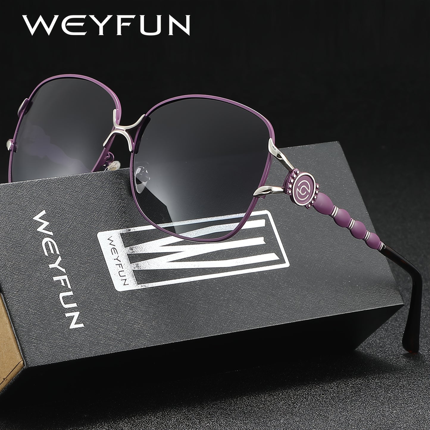 Elegant Women's Oval Sunglasses with UV400 Polarized TAC Lenses
