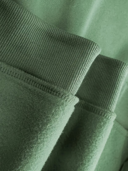 Men's Christmas Hooded Sweatshirt with Rudolph & Santa Print - Thickened Winter Pullover Hoodie, Warm Long Sleeve Casual Sweater for Skiing, Parties, Team Events - Machine Washable (Couple Matching, Unisex Style)