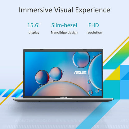 ASUS Vivobook 15.6” FHD Laptop, AMD Ryzen 3 3250U, 8GB RAM, 128GB SSD, Windows 11 Home, Transparent Silver, M515DA-WS33