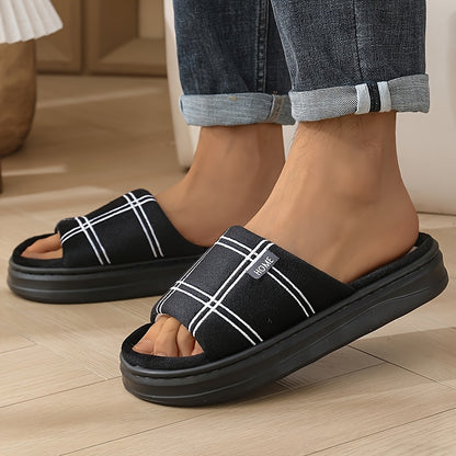 Men's Summer Indoor Casual Slip-On Fabric Slippers