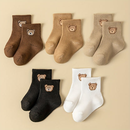 5 Pairs Youngsters Socks Youngsters Socks for Youngsters Boys Girls Youngsters Youngsters Socks Cartoon Pattern