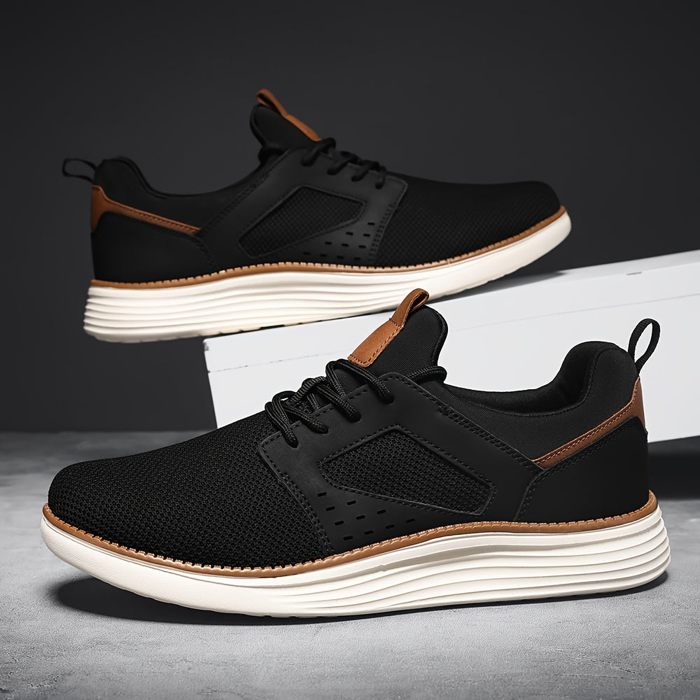 Men's Casual Lightweight Mesh Sneakers Breathable Business Shoes