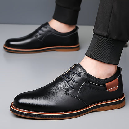 Men's Casual Business Shoes Soft Sole Non-Slip Leather
