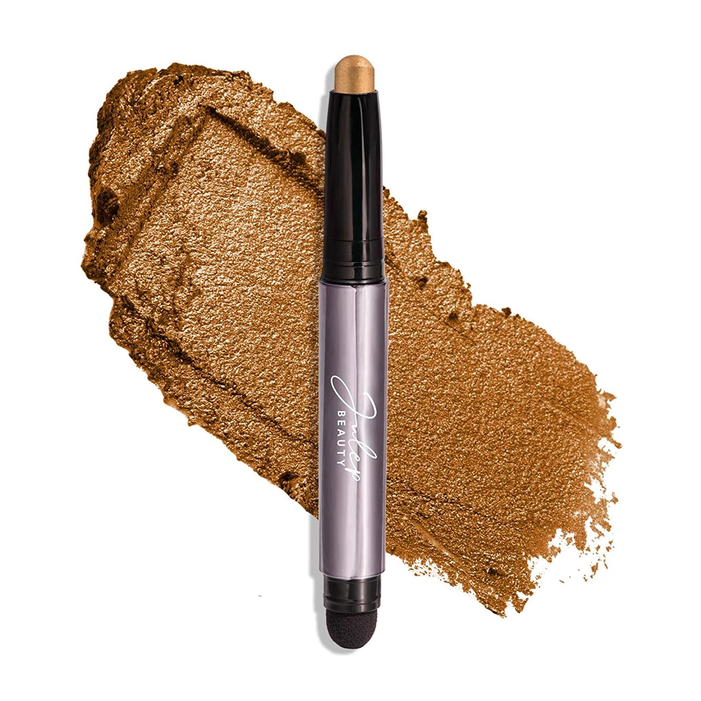 Julep Eyeshadow 101 Crème-To-Powder Waterproof Shadow Stick – Champagne Shimmer – Long-Lasting, Crease-Proof, Medium Golden-Beige Shimmer Cream Eyeshadow with Built-In Smudger