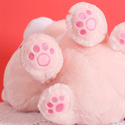 An adorable sitting New Year's cake cat plush toy doll, creative soft and cute cat pillow cat doll birthday creative gift home decoration