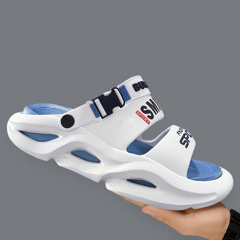 Men's Lightweight Breathable Summer Slippers with Non-Slip Sole